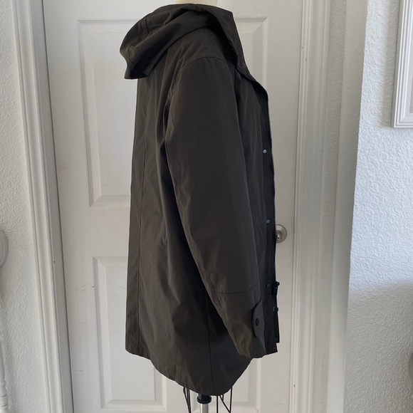 Andrew Marc - Olive Water Resistent Cargo Trench Jacket - Picture 2 of 8